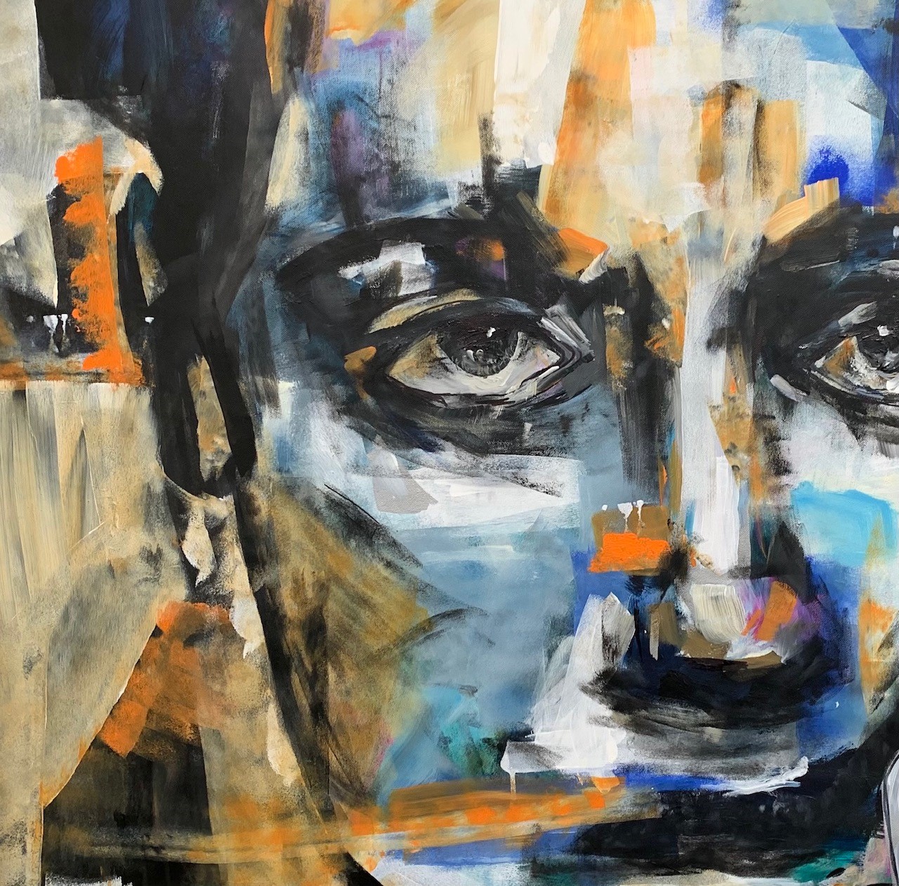 Two Faces 2021 150x90 Claudia Bucher Martin Quader