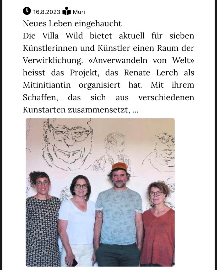 Presssebericht Villa Wild